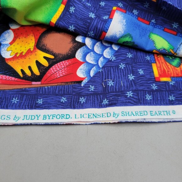 Farmyard Friends Fabric Cotton Rose & Hubble Licensed By Shared Earth 4 Yards - Picture 4 of 4